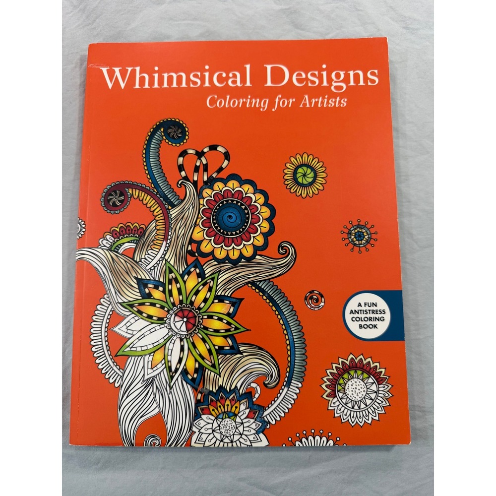 Whimsical Designs Coloring for Artists Skyhorse Publishing Perforated Pages 2015